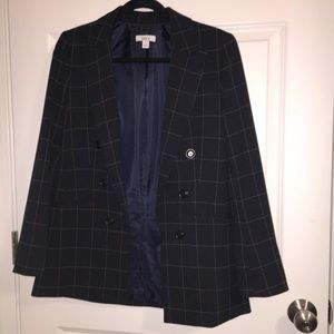BAR III Faux Double-Breasted Blazer